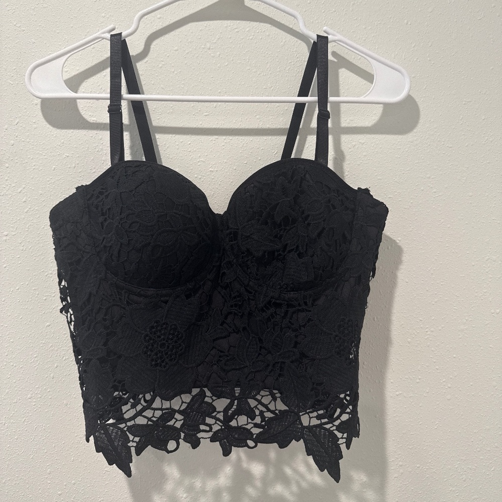 Black corset top